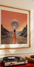 A Space Disco Collage Art Plakat - Posterbox