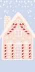 Blue Gingerbread House Plakat - Posterbox