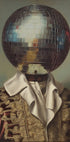 DiscoHead King  / Altered Collage Art Plakat - Posterbox