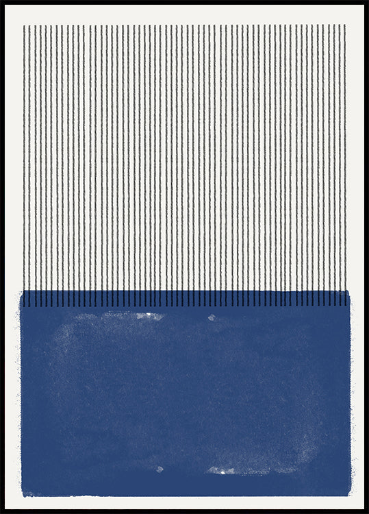 Blue Line Harmony Plakat - Posterbox