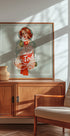 Hot Toddy Redhead Vintage Winter Cocktail Art Plakat - Posterbox