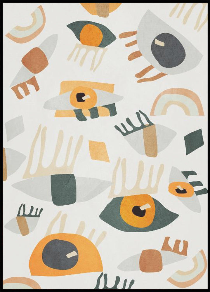 Abstract Art Eyes Plakat - Posterbox