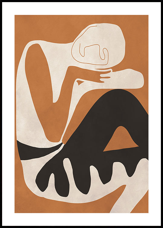 Abstract Art Figure Plakat - Posterbox
