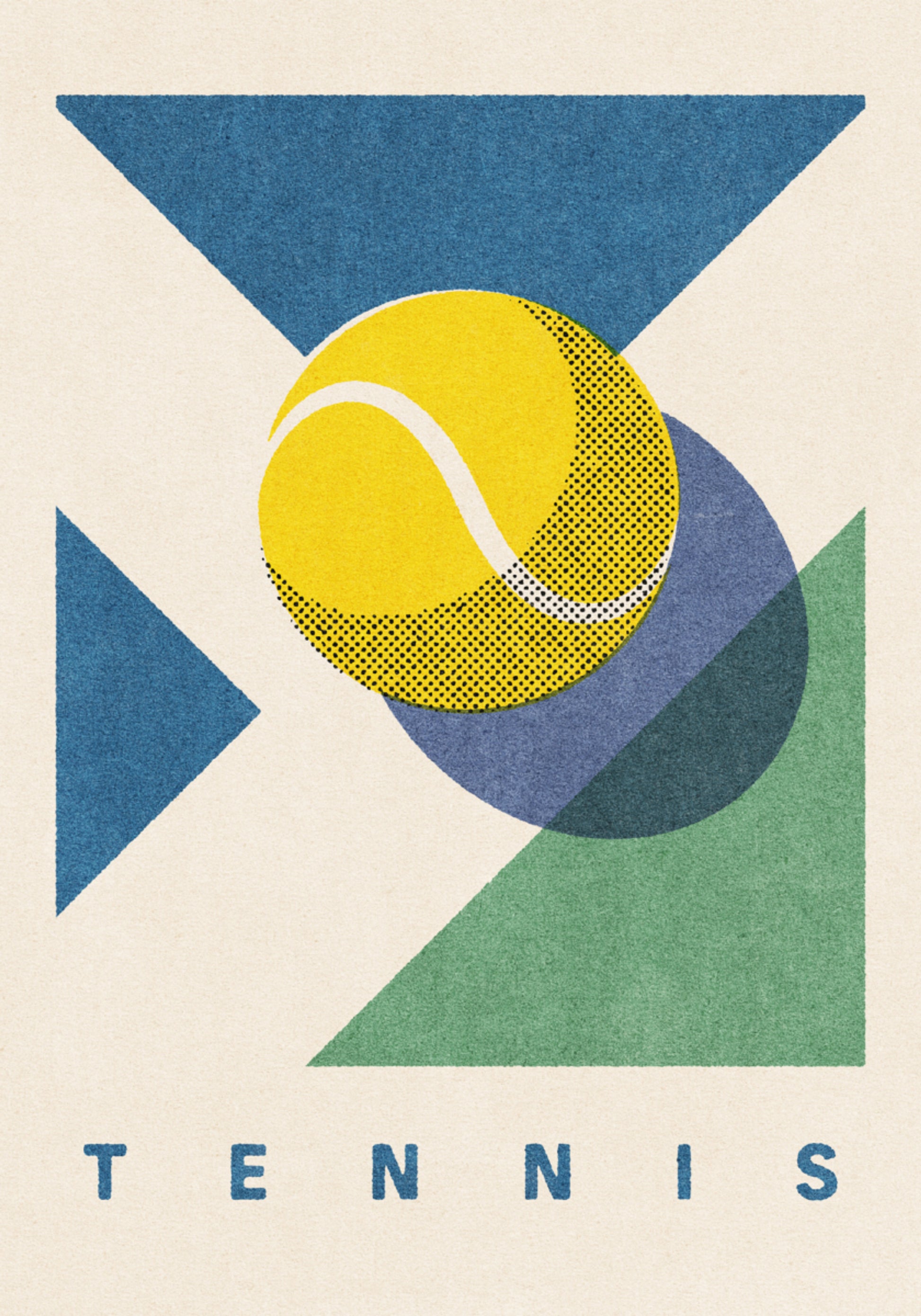 Geometrischer Tennisball