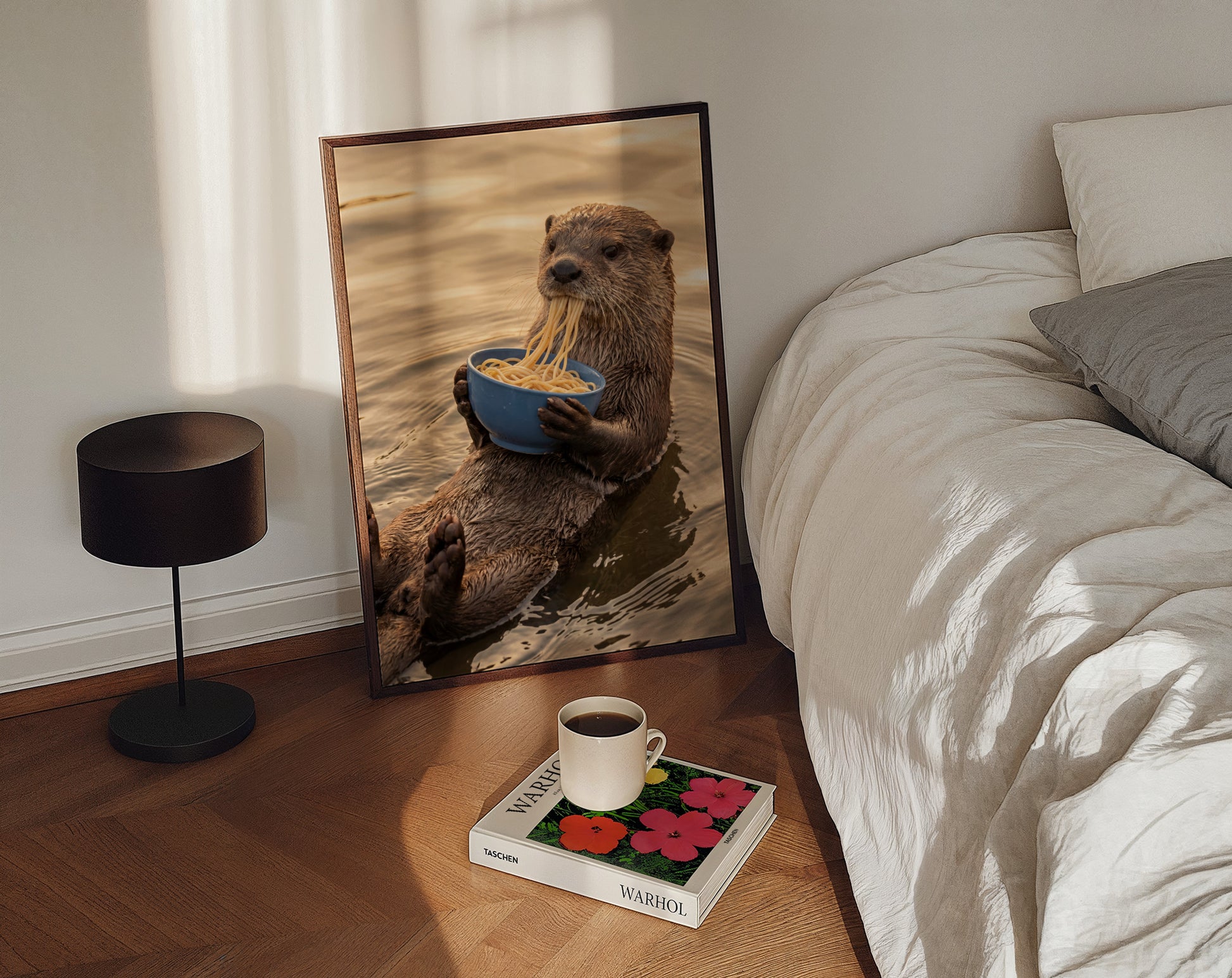 Lustige Otter-Nudeln