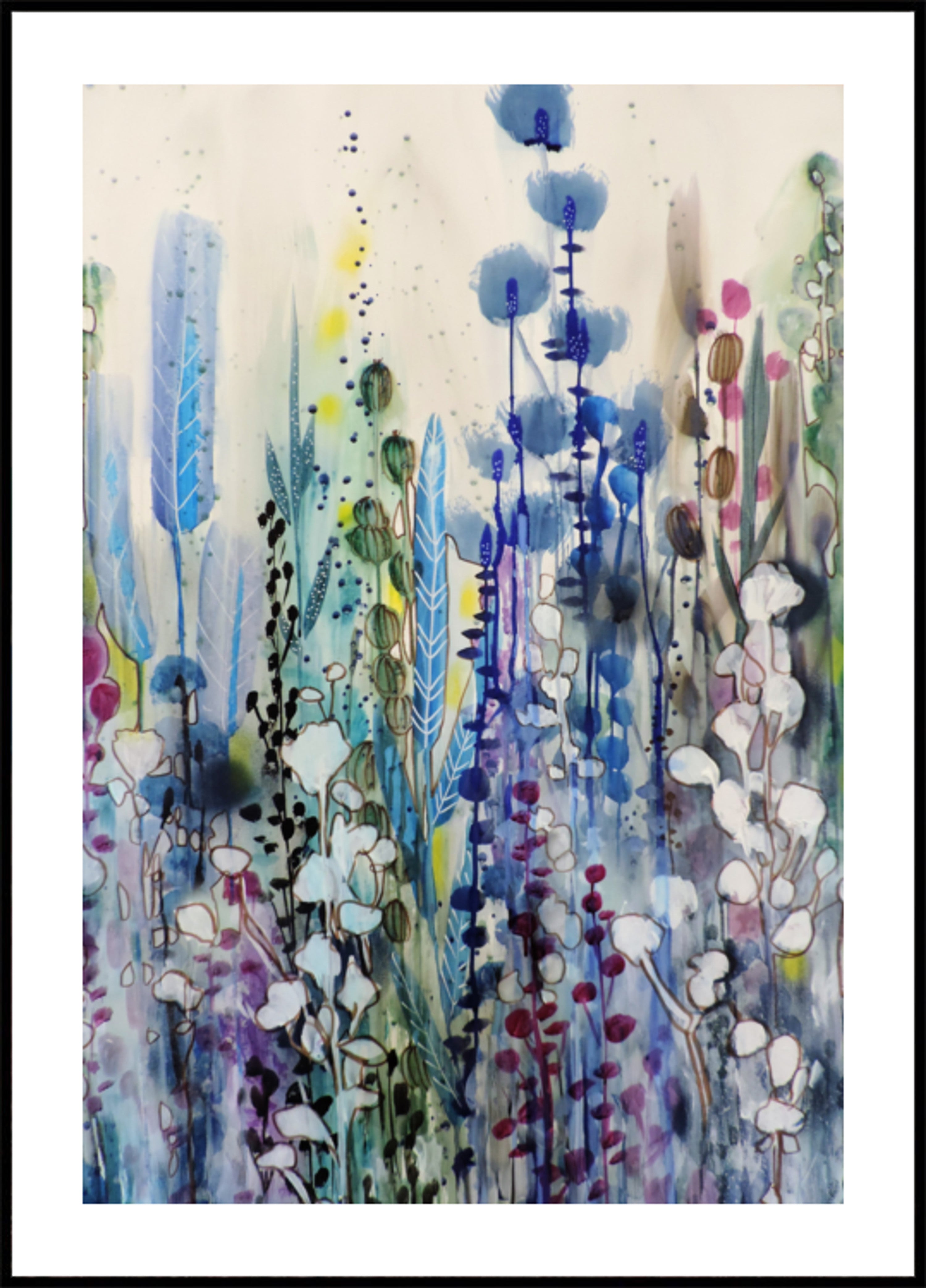 Verträumtes Blumenfeld