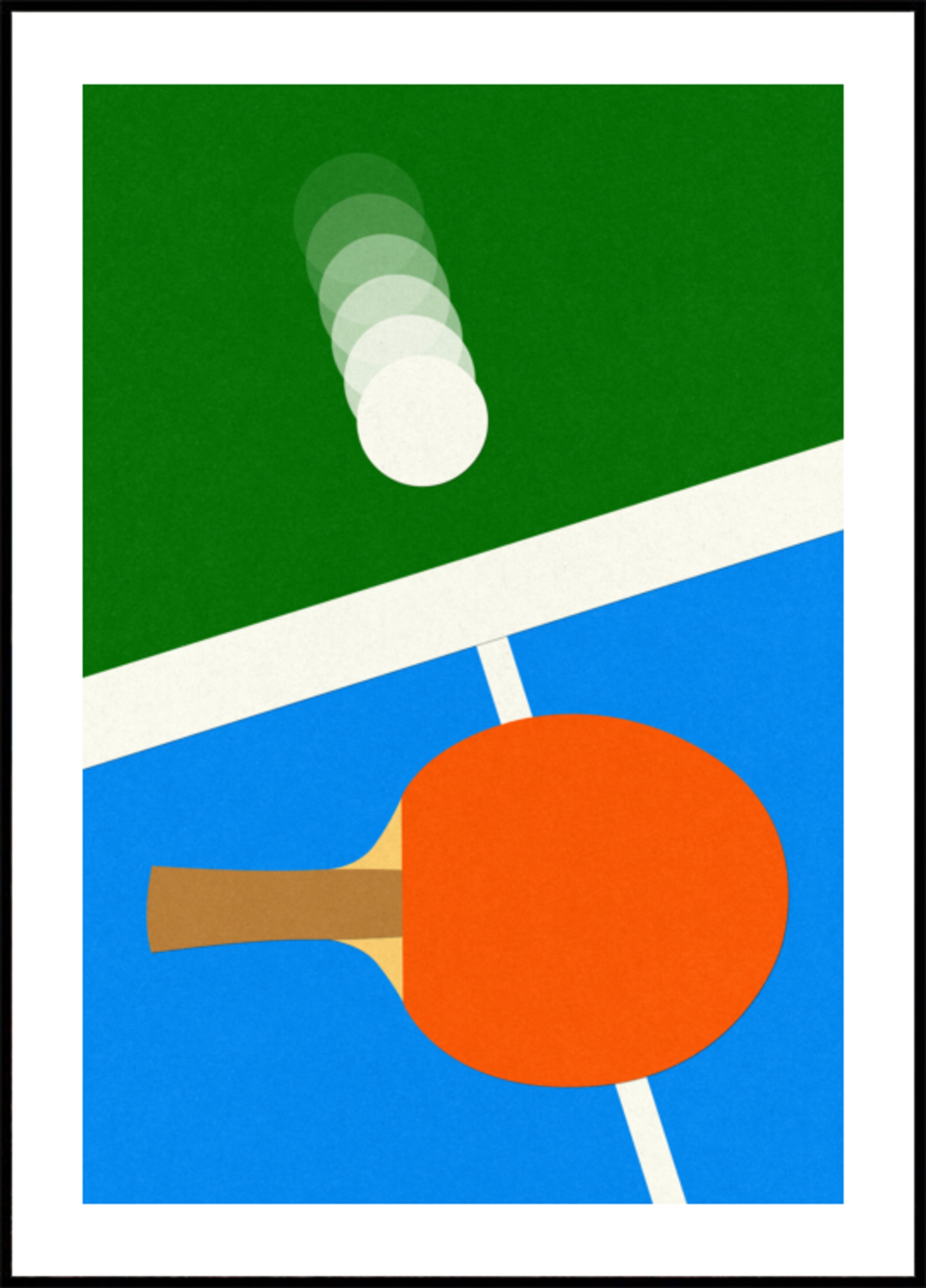 Tischtennis-Action