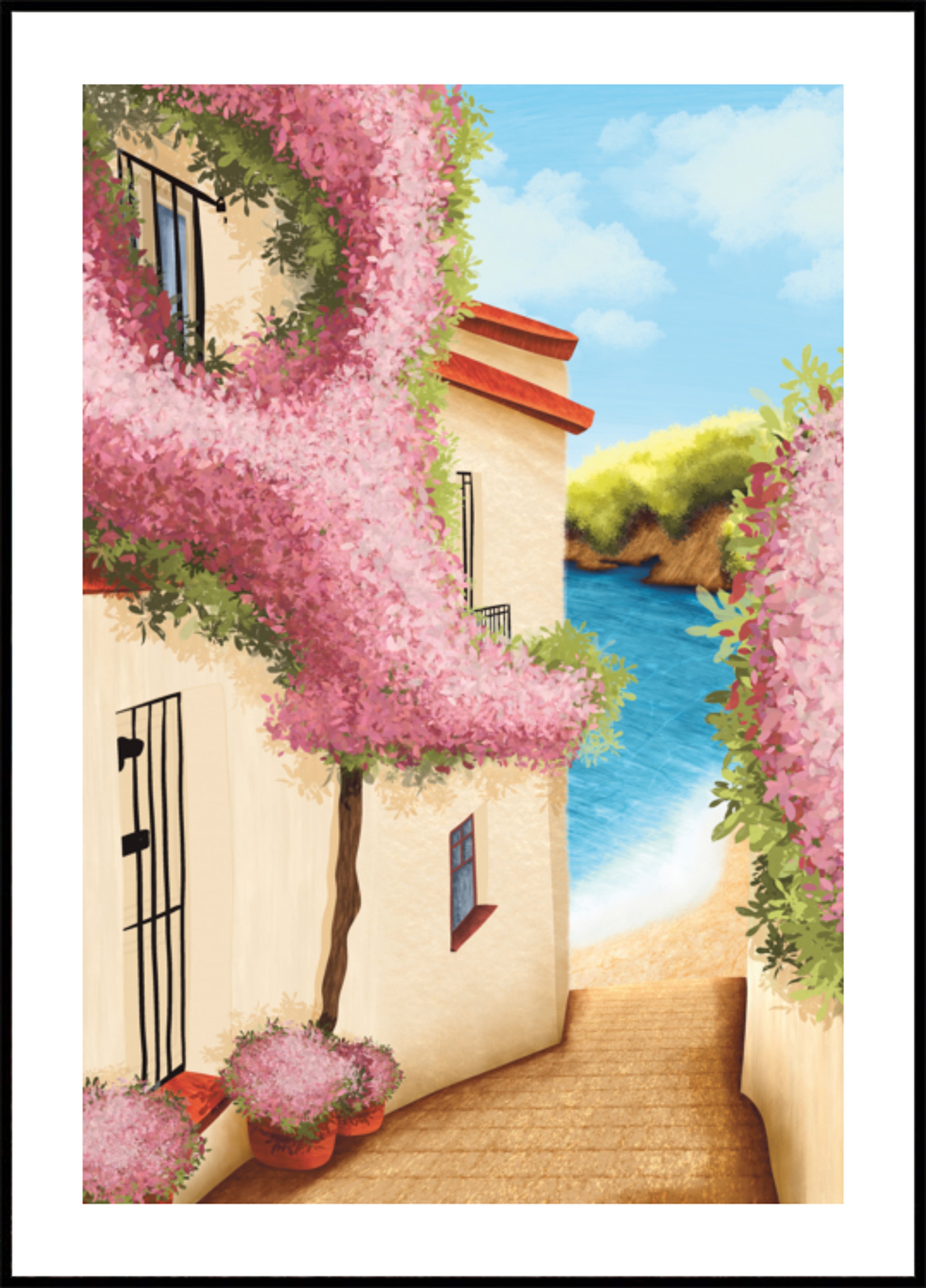Mediterraner Blumenweg