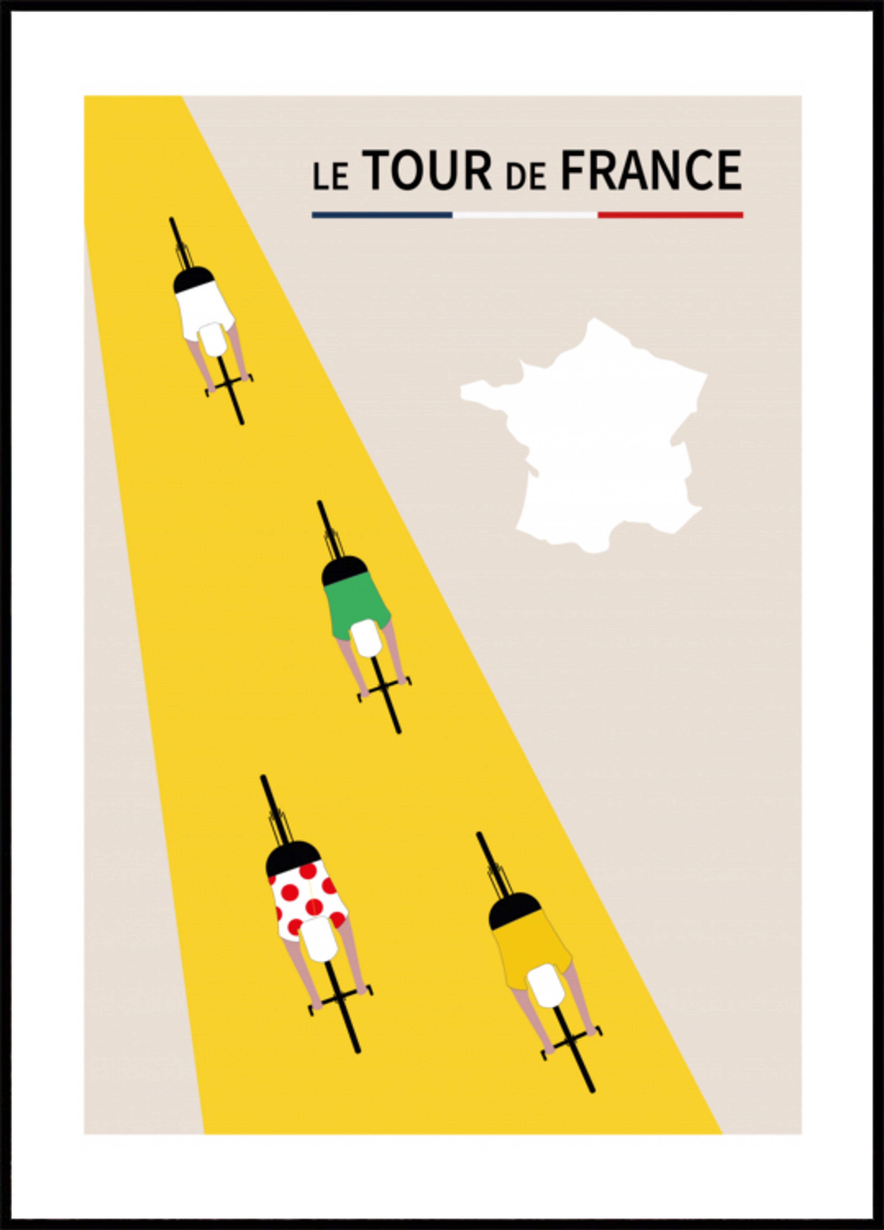 Radfahrer der Tour de France