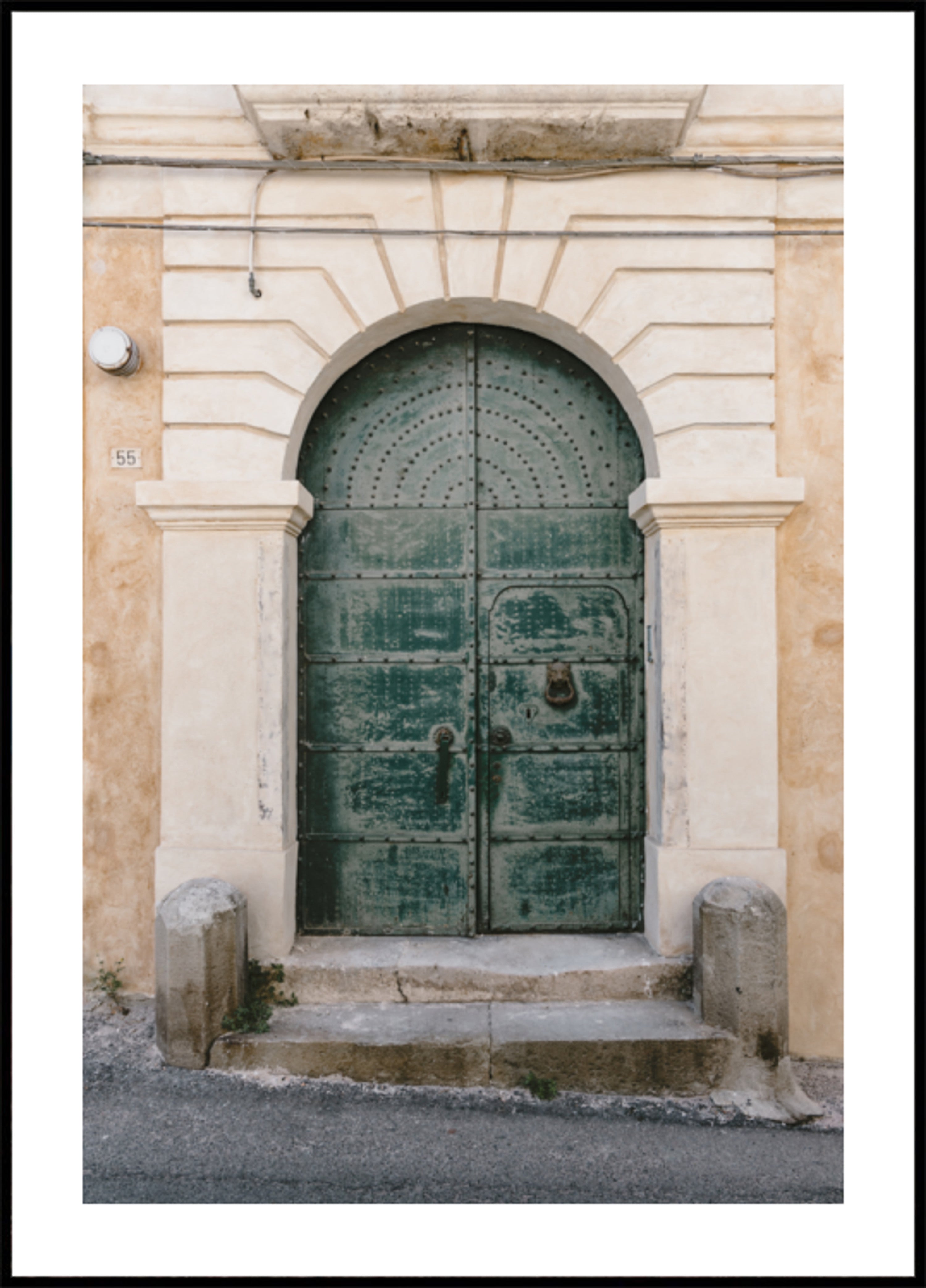 Historisches grünes Tor