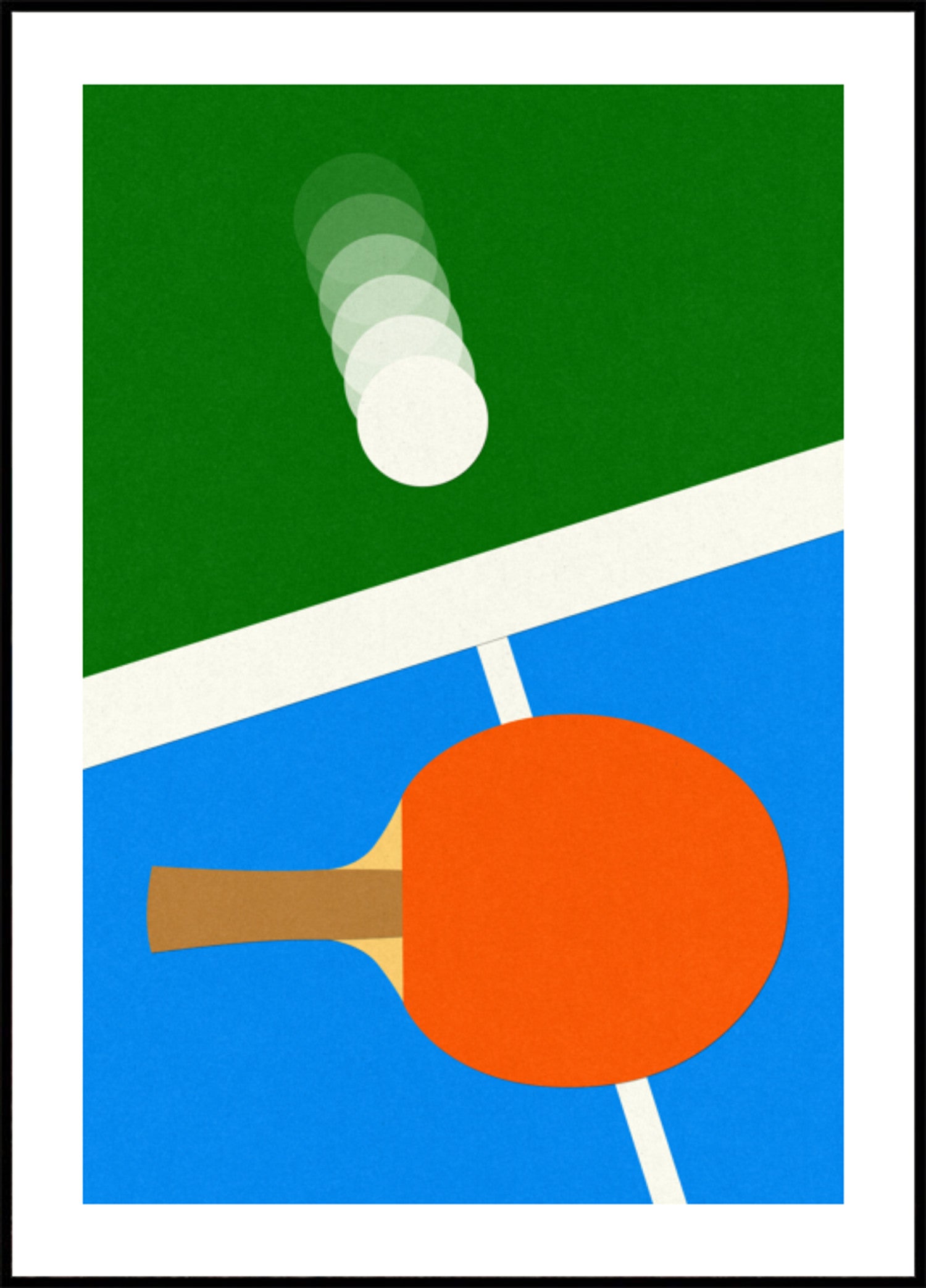 Tischtennis-Action