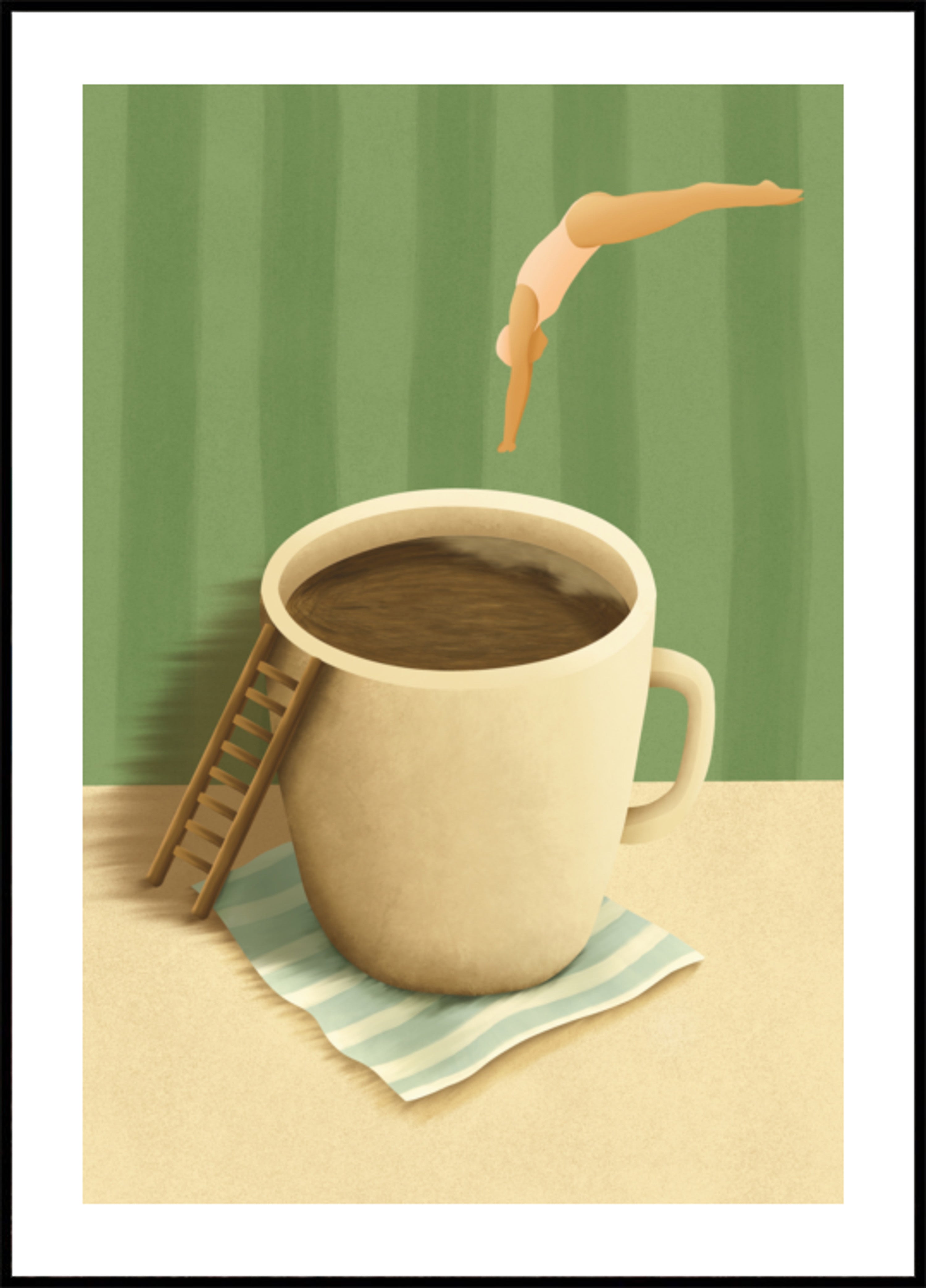 Morgenkaffee-Tauchgang