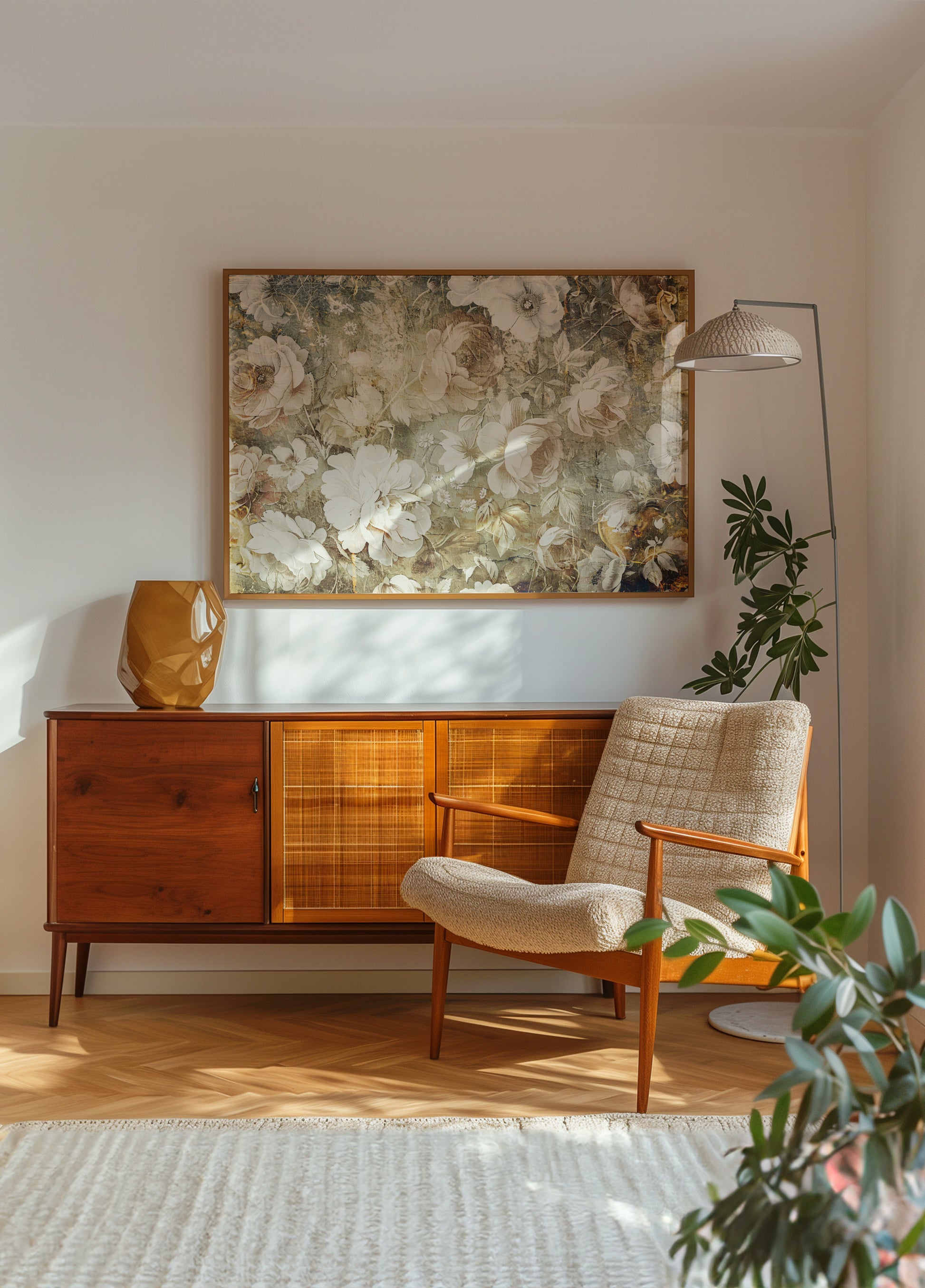 Vintage florale Eleganz