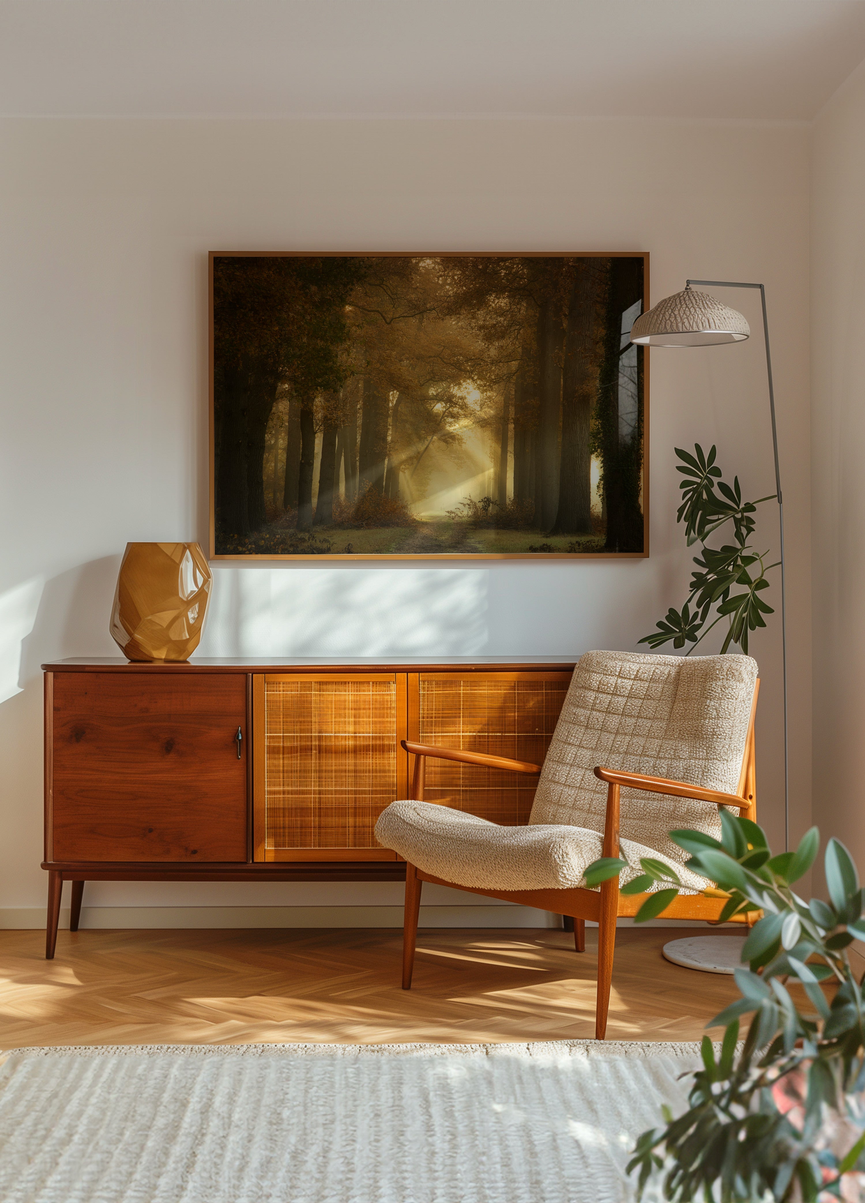 Goldener Morgenwaldweg
