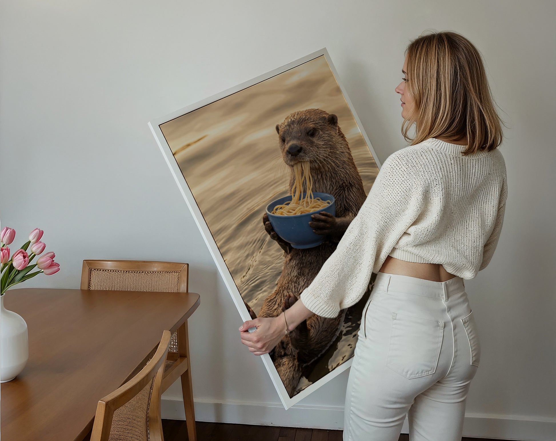Lustige Otter-Nudeln