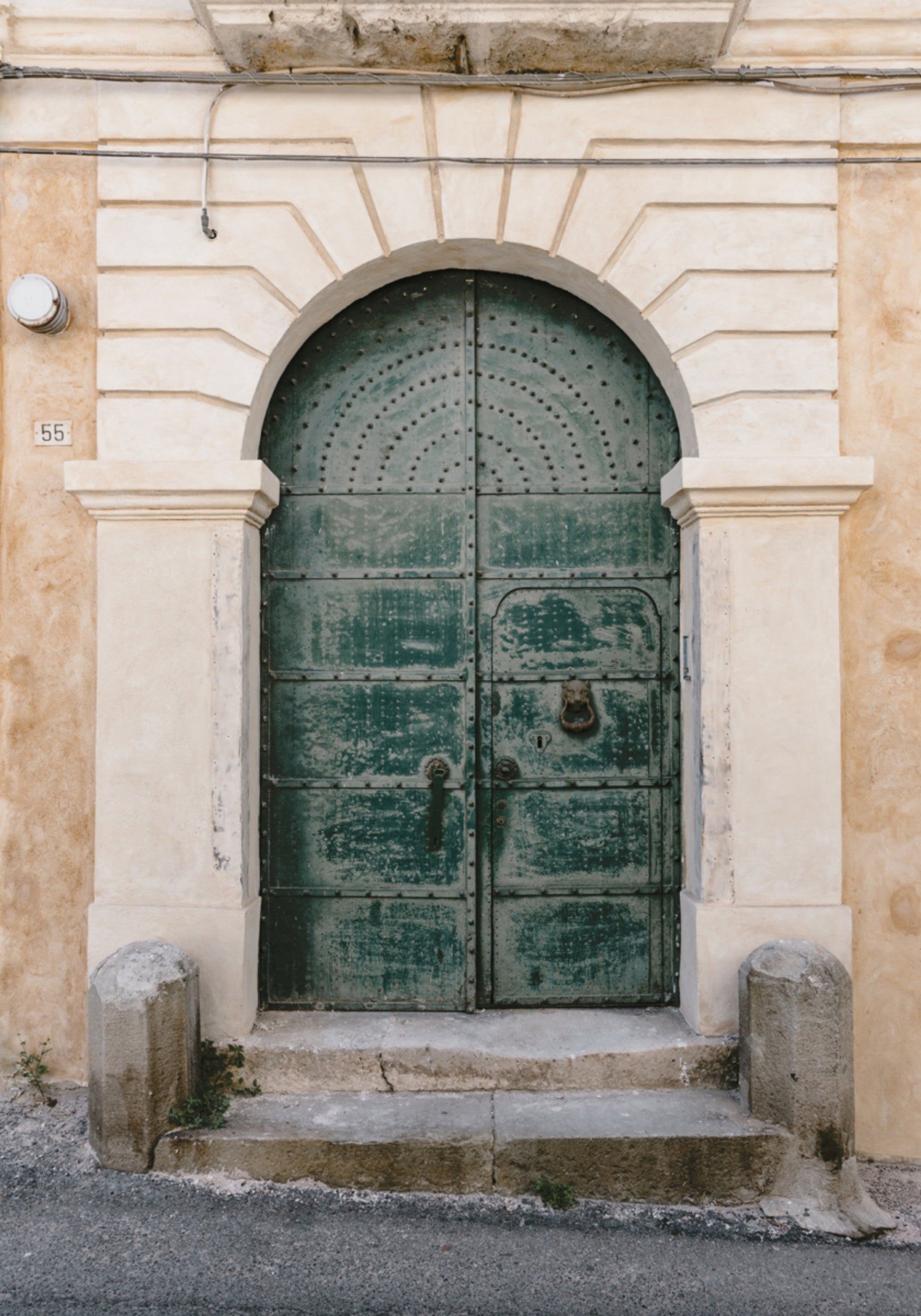 Historisches grünes Tor