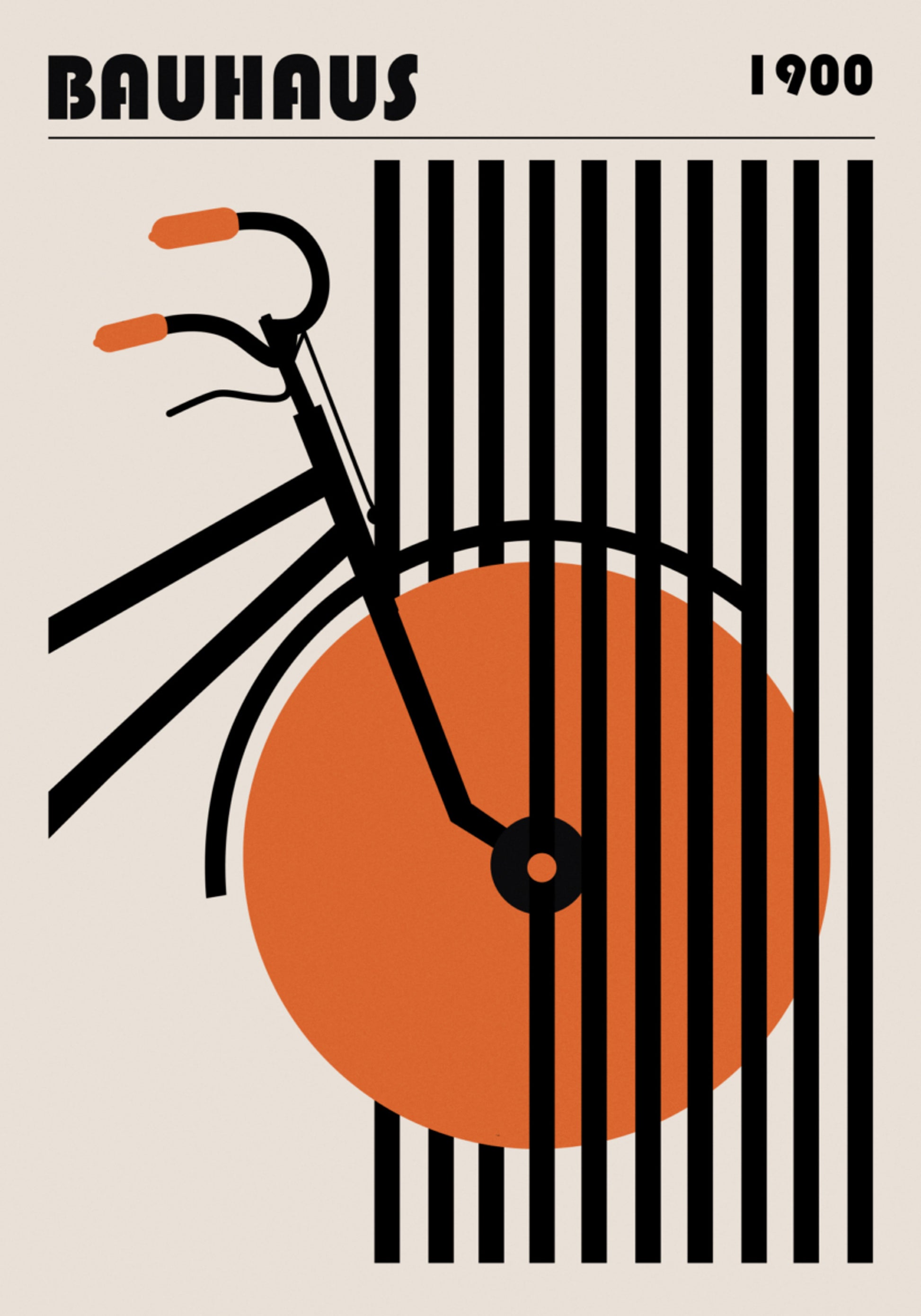 Geometrisches Fahrraddesign