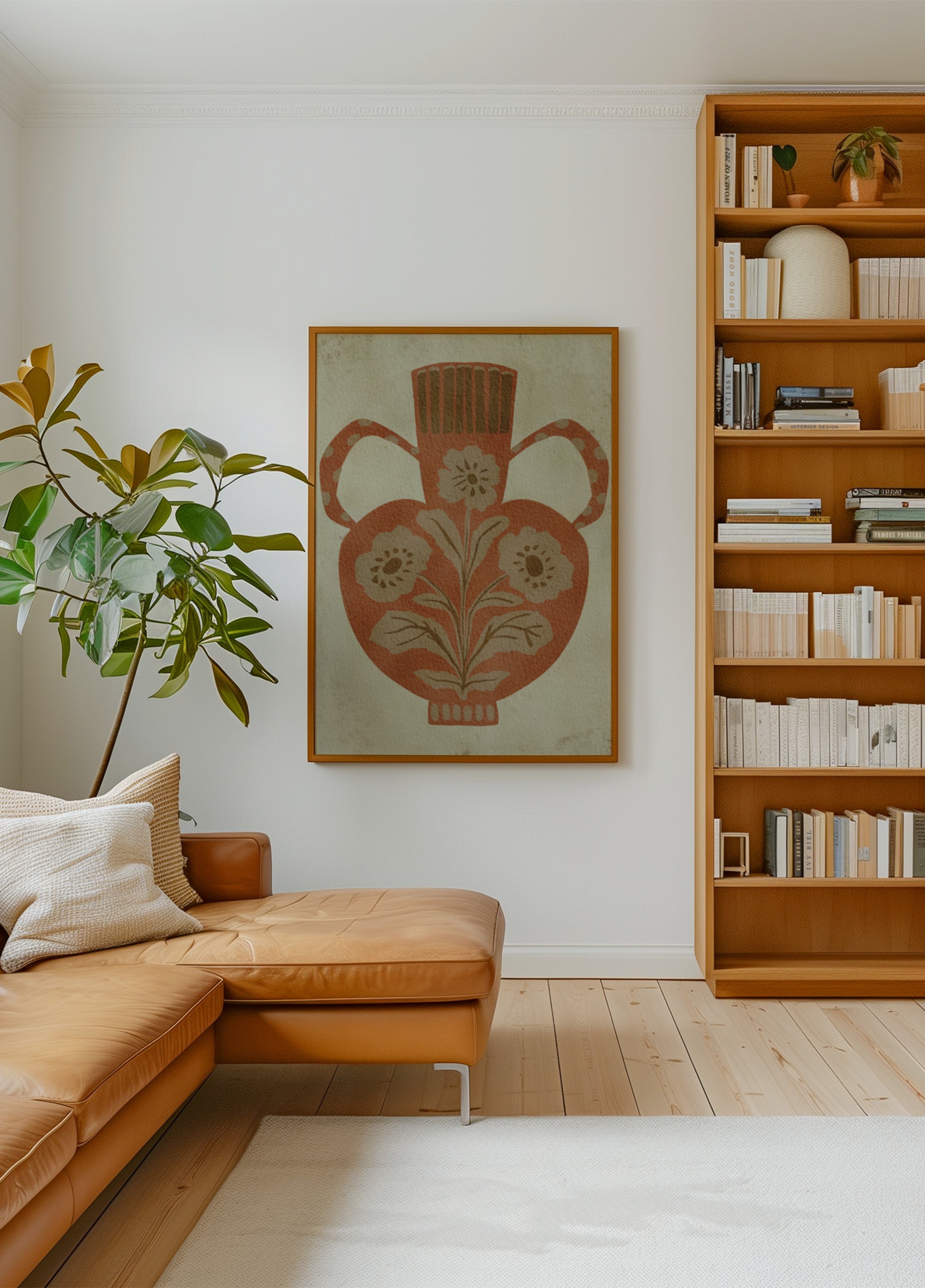Rustikale Blumenvase