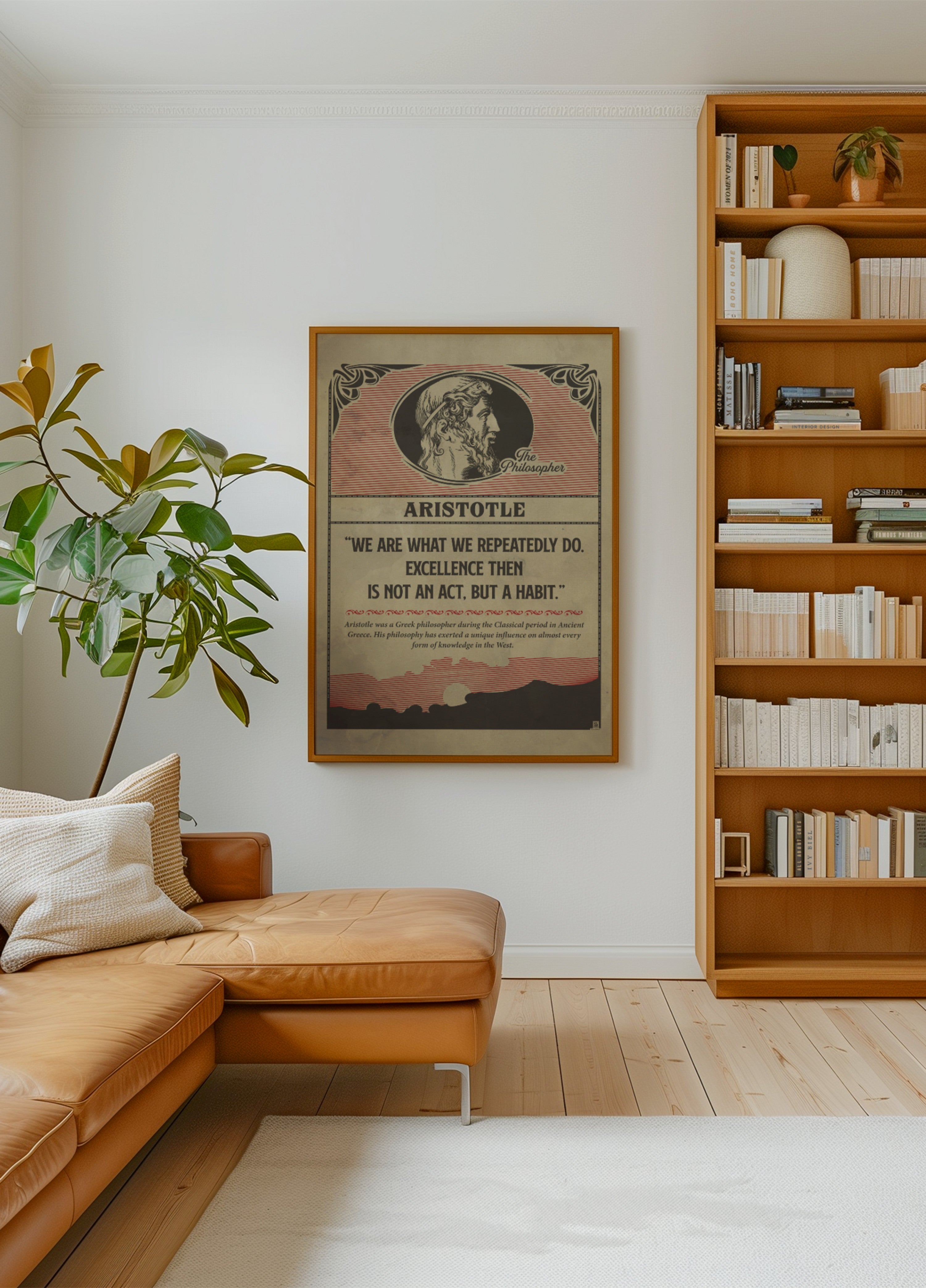 Vintages Aristoteles-Zitat