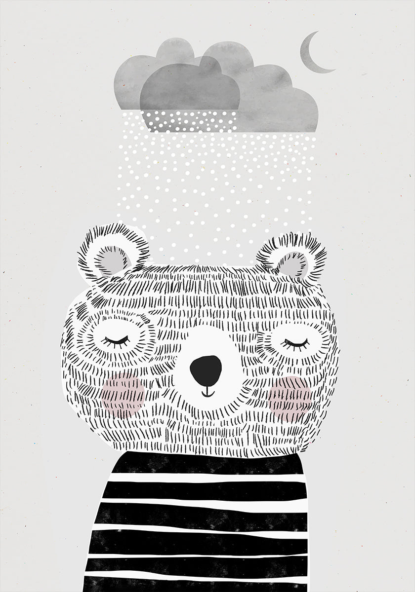 Dreamy Bear Clouds - Posterbox