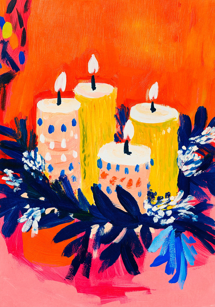 Radiant Candle Glow Plakat - Posterbox