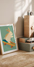 Skateboarding Bunny Plakat - Posterbox