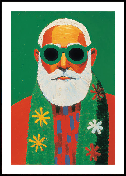 Sunny Santa Style Plakat - Posterbox