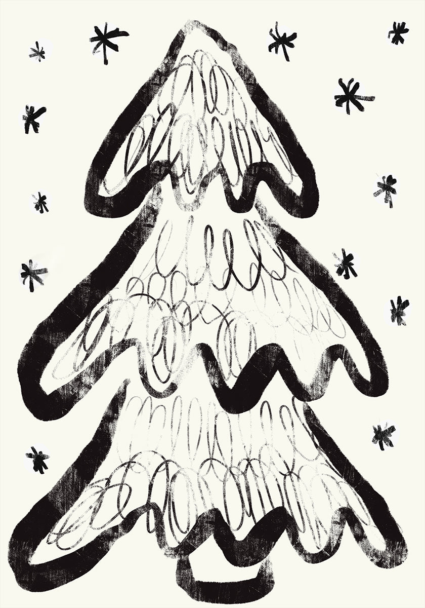 Swirly Pine Dreams Plakat - Posterbox