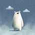 Happy polar bear no 02 Plakat - Posterbox