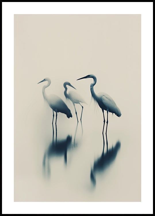 Ethereal Egrets (NEW) - Posterbox