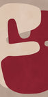 Red geometric shapes Plakat - Posterbox